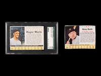 A Group of Mickey Mantle and Roger Maris Post Cereal Baseball Cards,