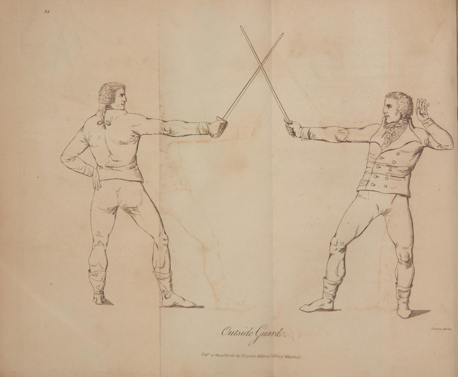 [Arms & Armor]: Roworth, Charles. The Art of Defence on Foot with the Broad Sword and Sabre