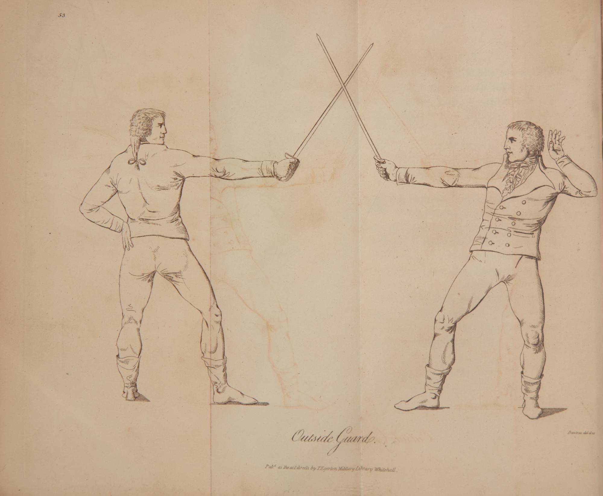 [Arms & Armor]: Roworth, Charles. The Art of Defence on Foot with the Broad Sword and Sabre