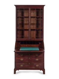 A George III Style Mahogany Secretary Bookcase