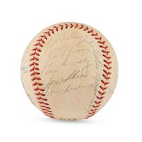 An Old Timer's Reunion Multi Signed Autograph Baseball (Beckett Authentication Services)