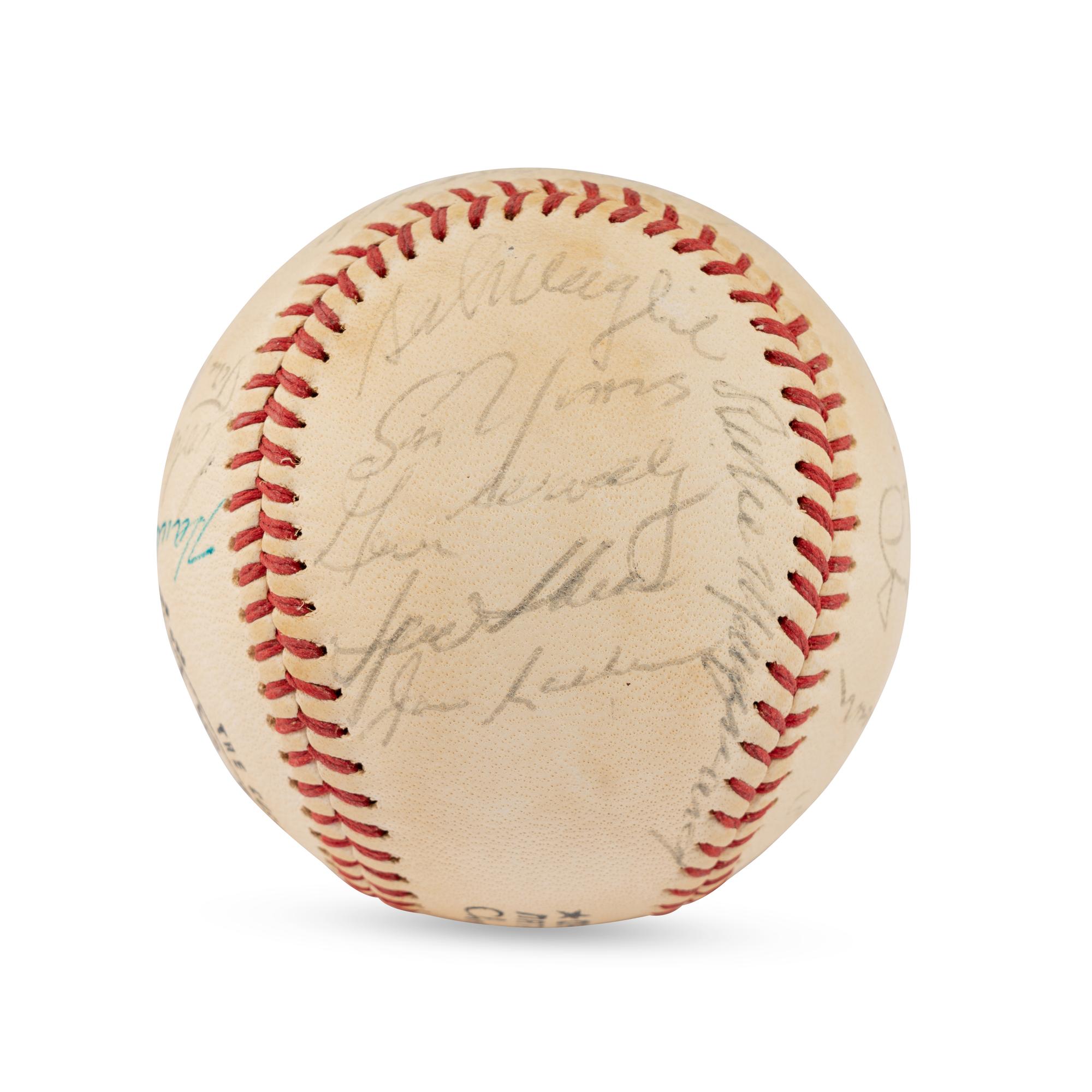An Old Timer's Reunion Multi Signed Autograph Baseball (Beckett Authentication Services)