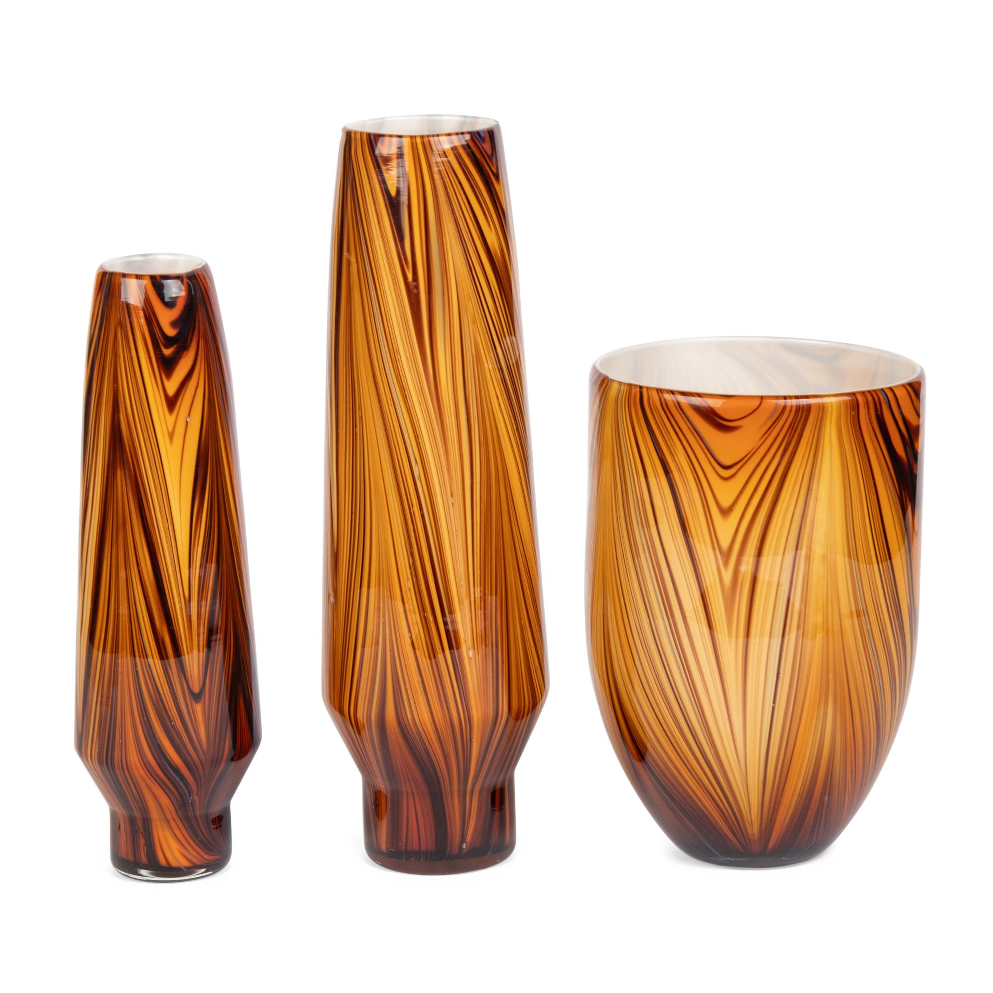 Three Murano Glass Vases
