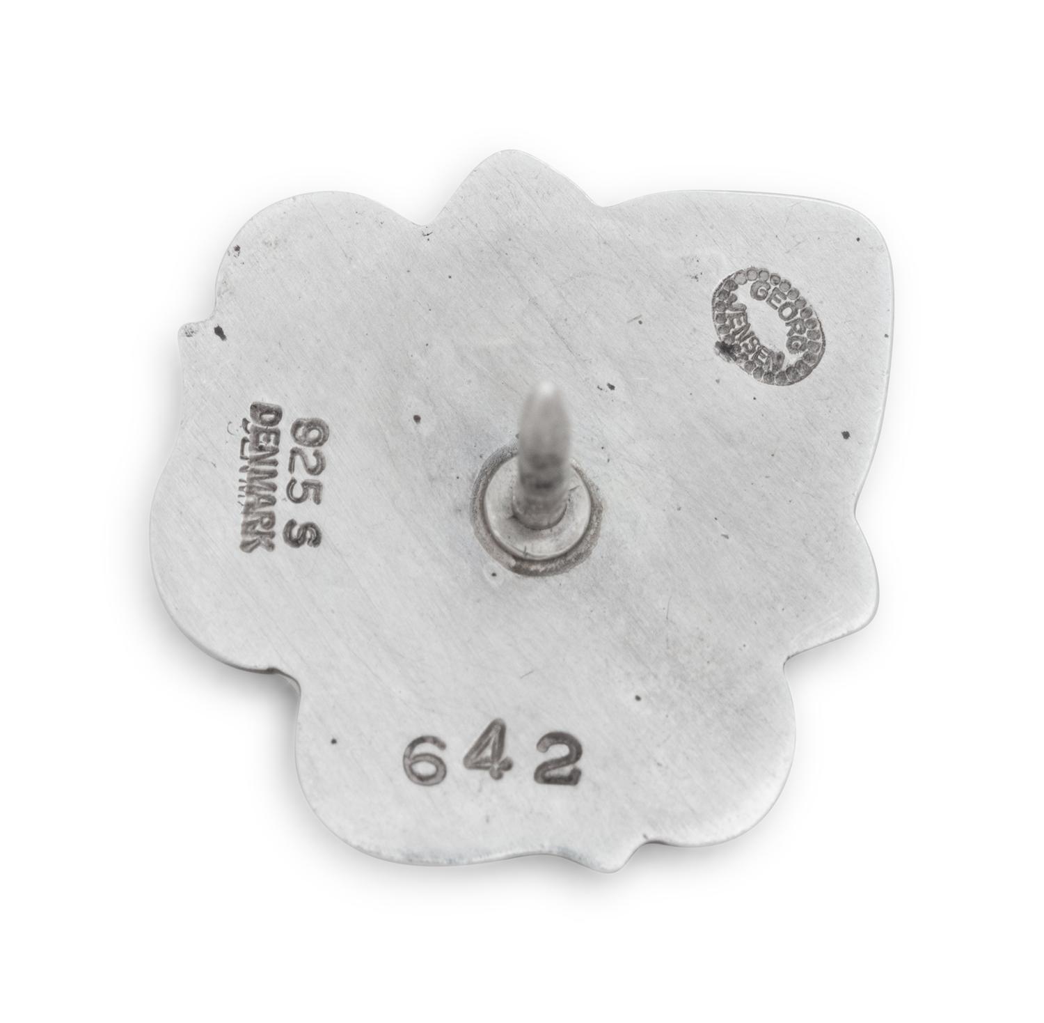 A Georg Jensen Silver Tie Tack or Lapel Pin