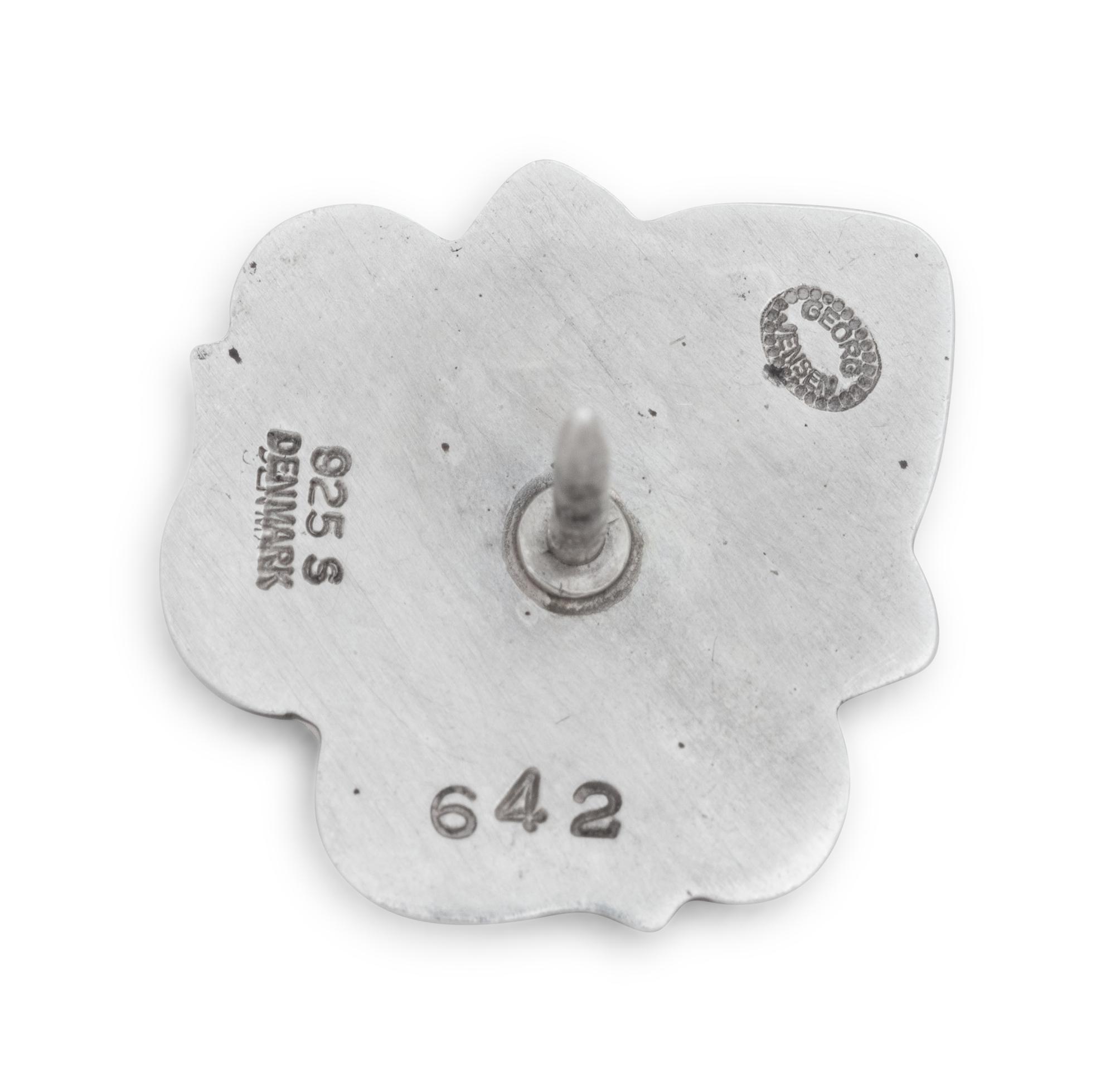 A Georg Jensen Silver Tie Tack or Lapel Pin