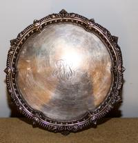 An American Silver Salver Diameter 10 1/8 inches. — 20TH CENTURY