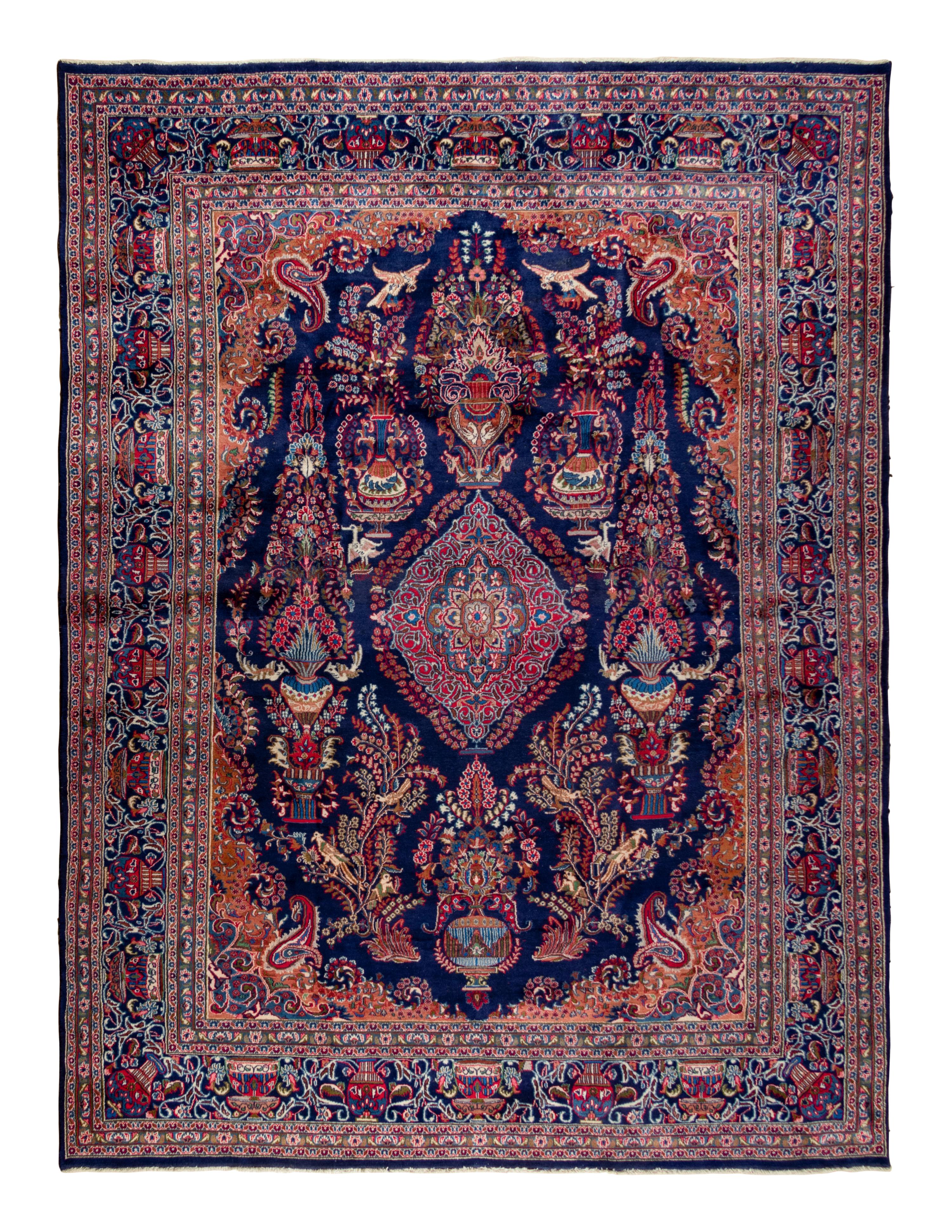 A Kashan Wool Rug