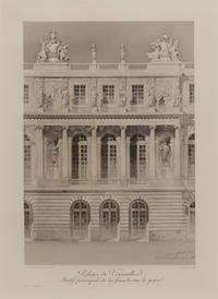 A Set of Six Framed Engravings Depicting Versailles and the Petit Trianon
