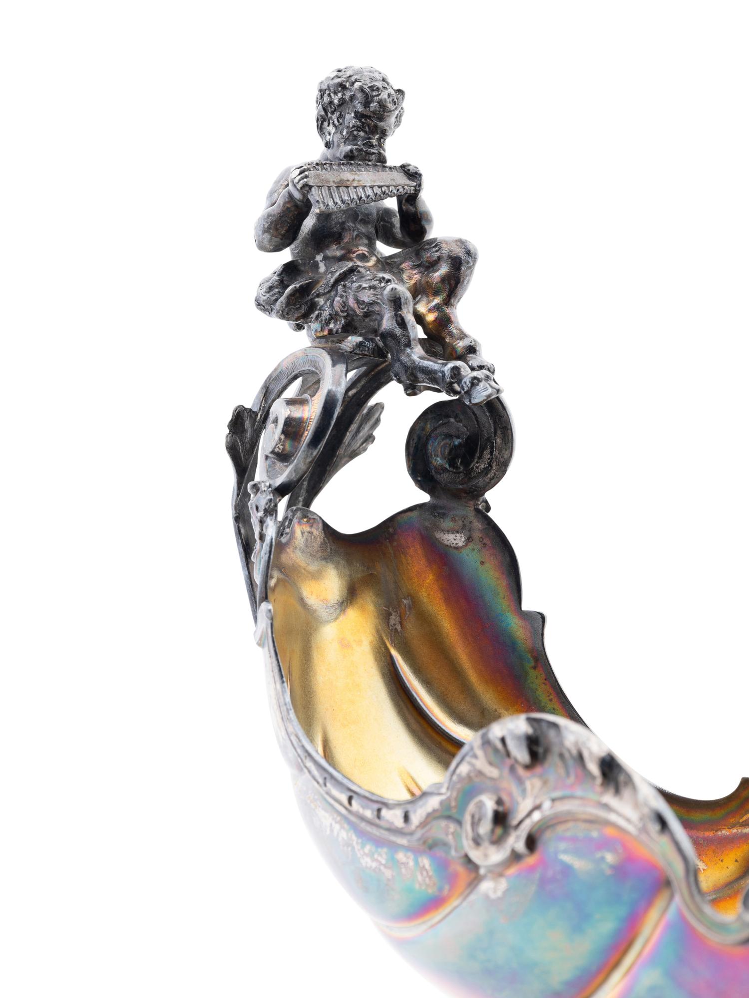 A Pair of Continental Silver-Plate Table Centerpieces