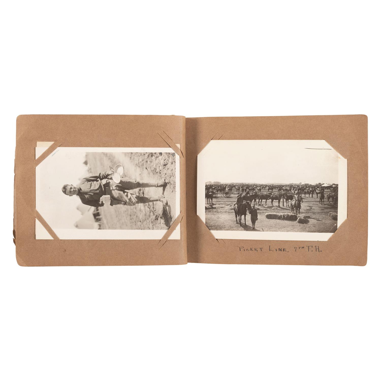 [Mexican Border War] Group of RPPCs and Albums from the Mexican Border War, incl. Fort Bliss and Eagle Pass.
