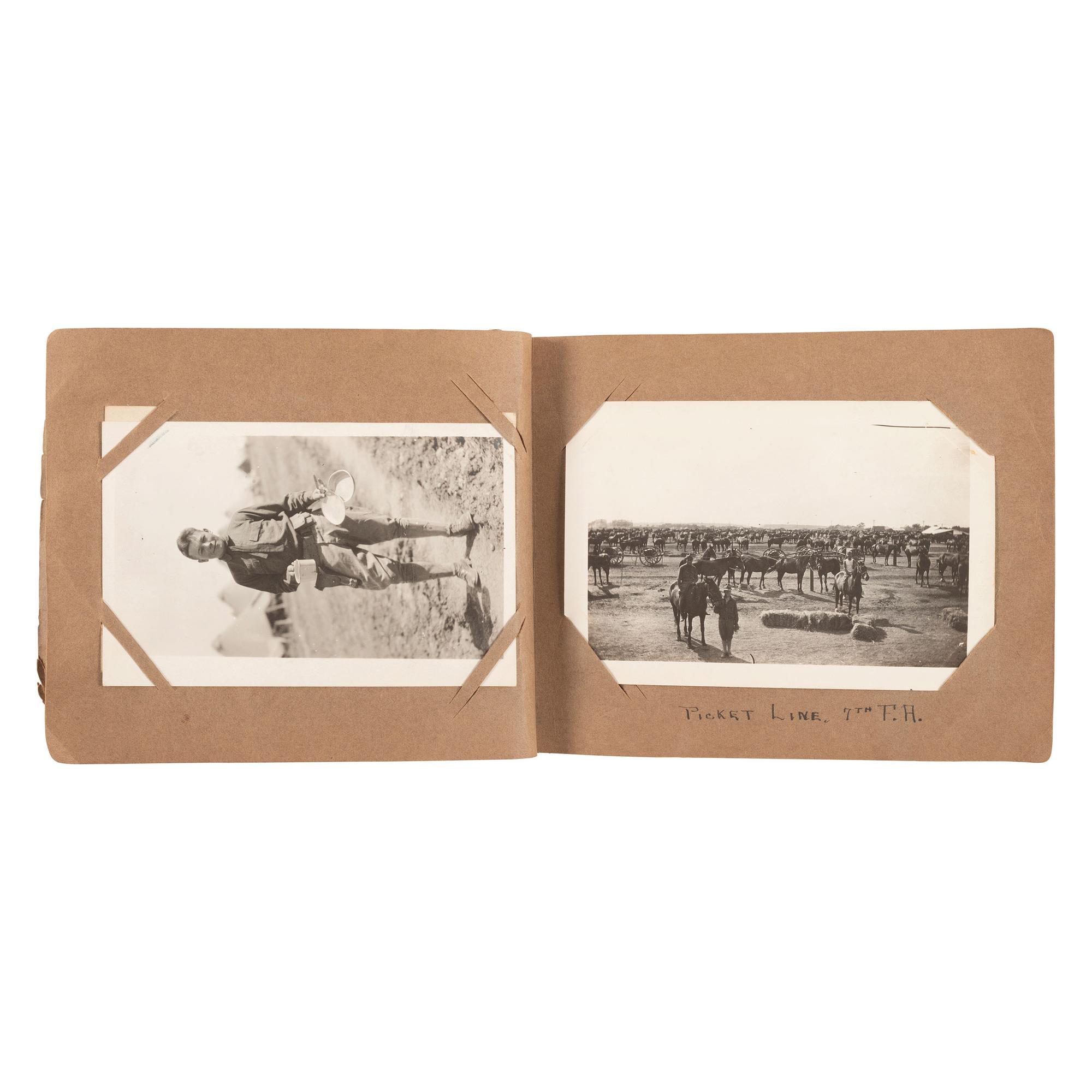 [Mexican Border War] Group of RPPCs and Albums from the Mexican Border War, incl. Fort Bliss and Eagle Pass.