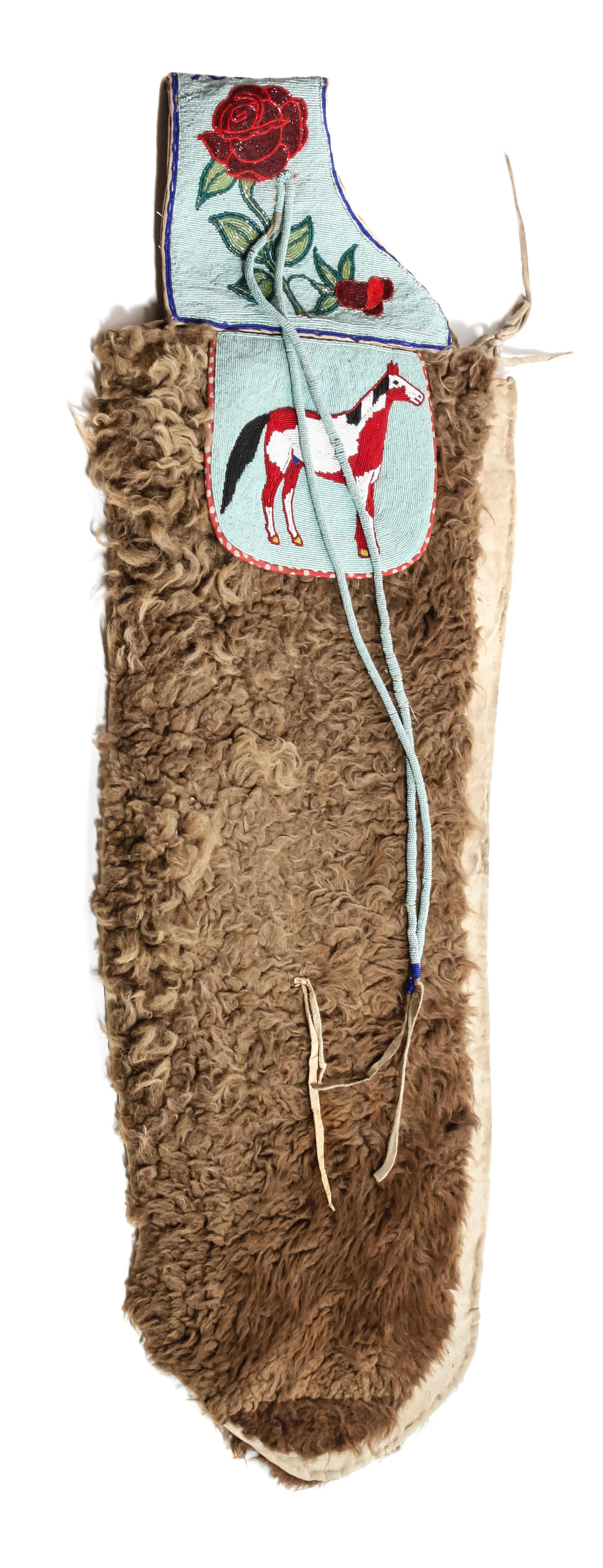 Two Plateau Saddle Bags Length 46 inches — Early 20th Century