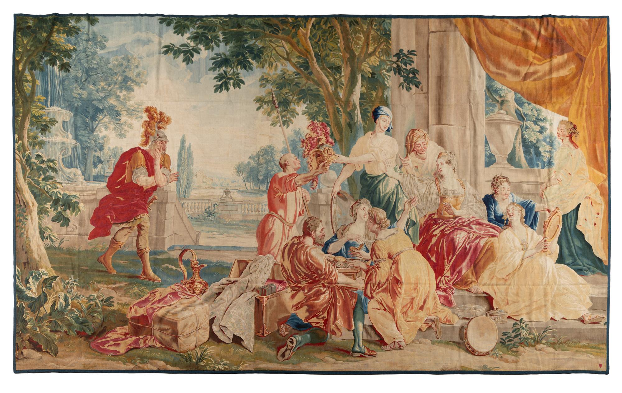 A Brussels Mythological Tapestry from the Series The Life of Achilles