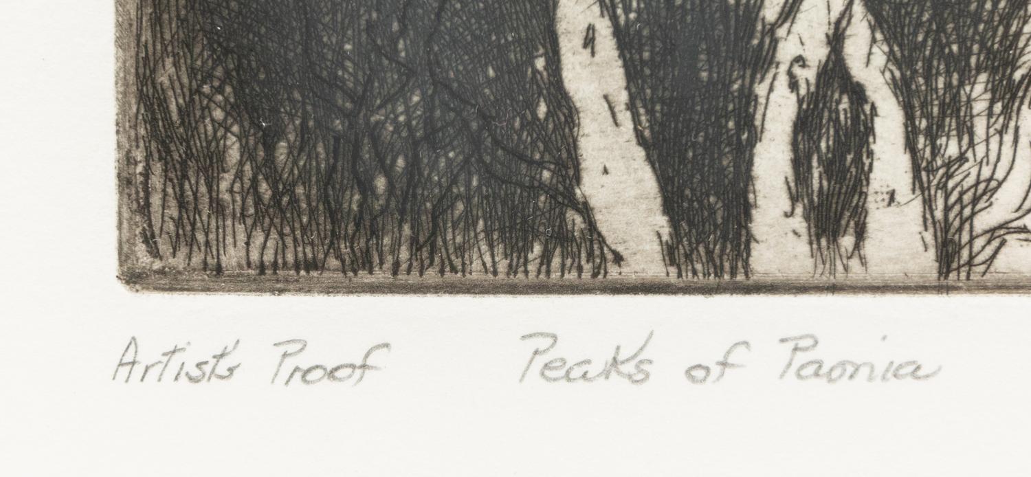 Peaks of Paonia , Artist's Proof