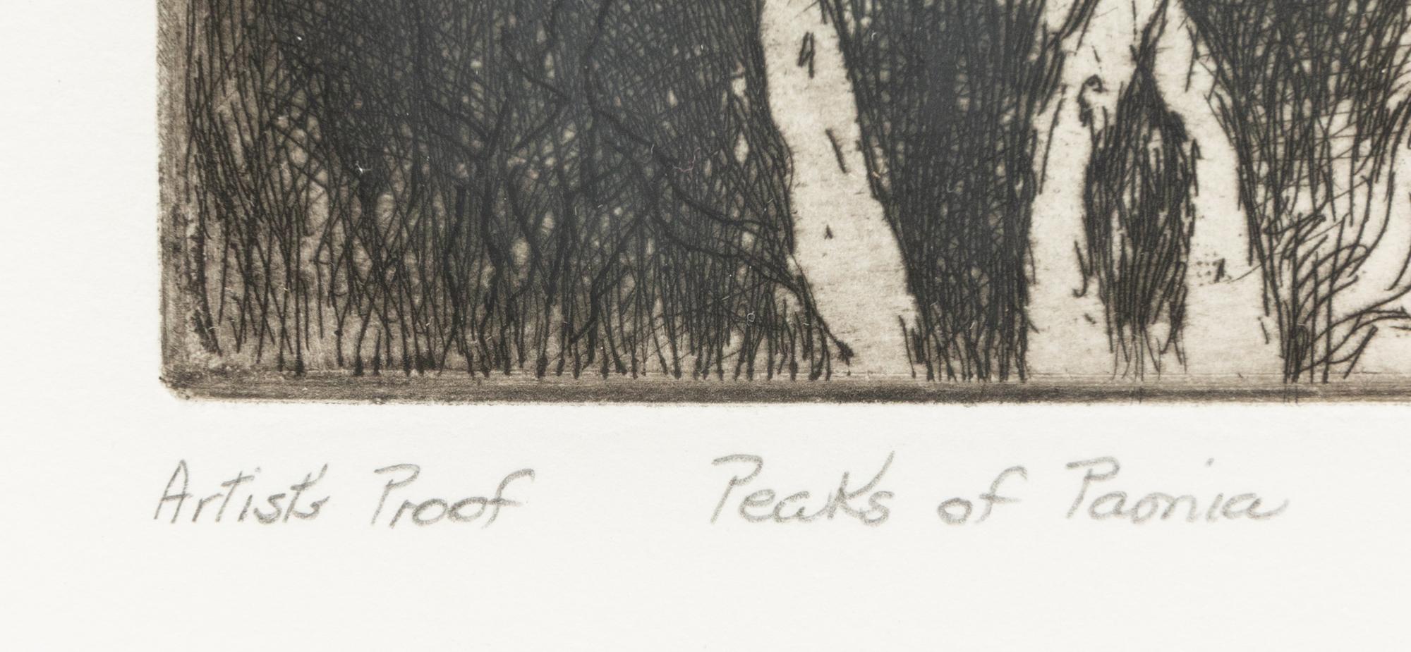 Peaks of Paonia , Artist's Proof