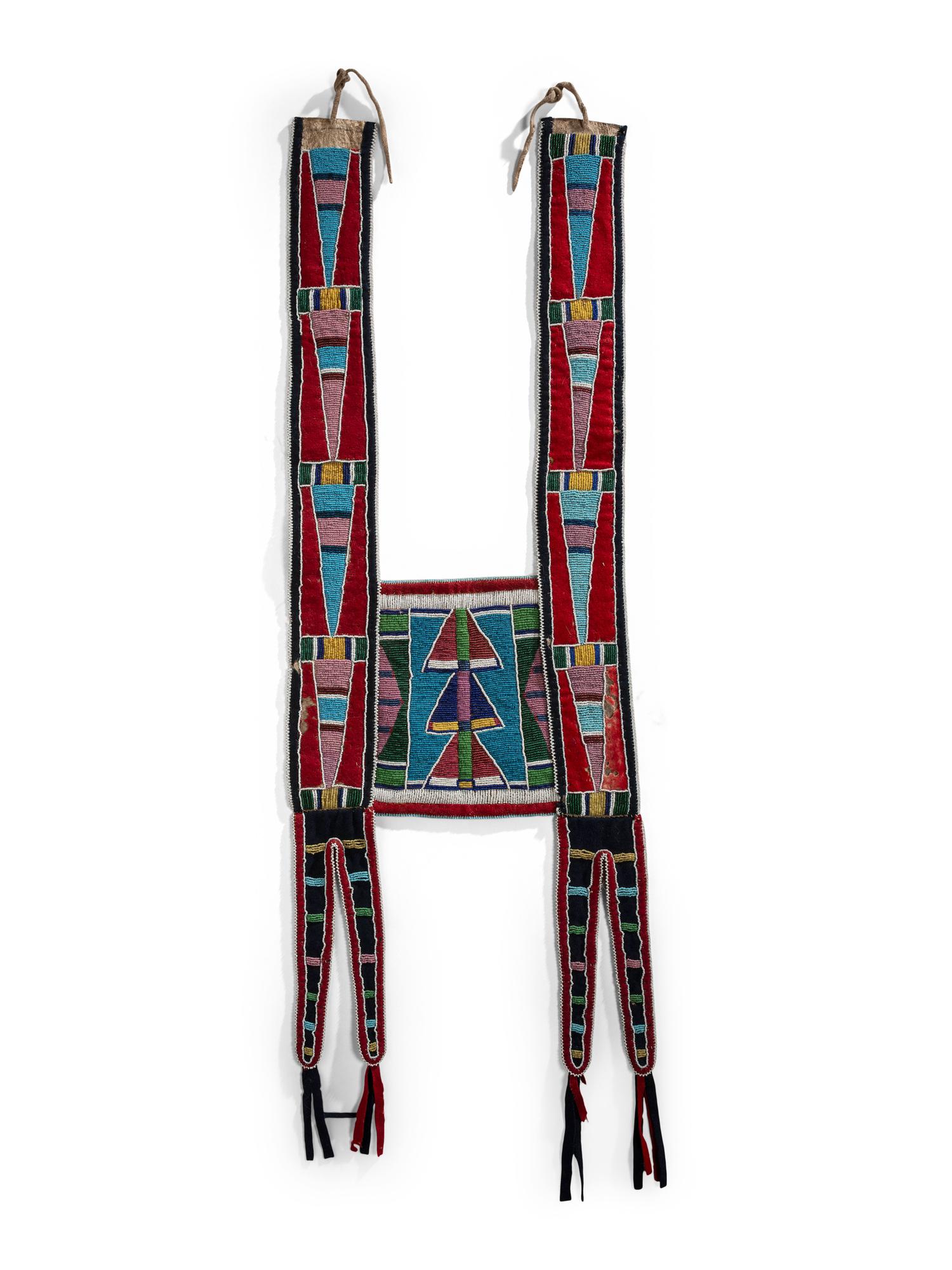 Apsáalooke (Crow) Beaded Hide Martingale
