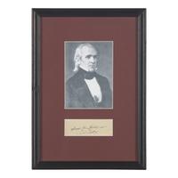 [Presidential] Polk, James K. Cut signature