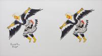 Untitled (Eagle Dancers) together with Untitled (Eagle Dancers with Drums)