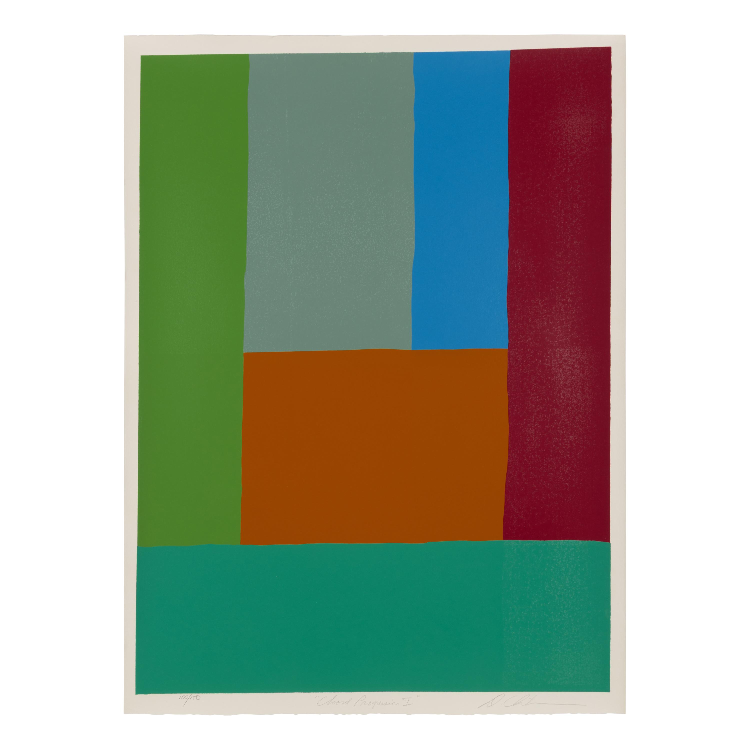 Dan Christensen (American, 1942-2007) — Chord Progression I and II (a pair of works)