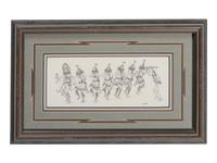 Collection of Framed and Unframed Pueblo Works