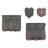 Two US Pattern July of 1864 Type II Cartridge Boxes and Two Cap Pouches