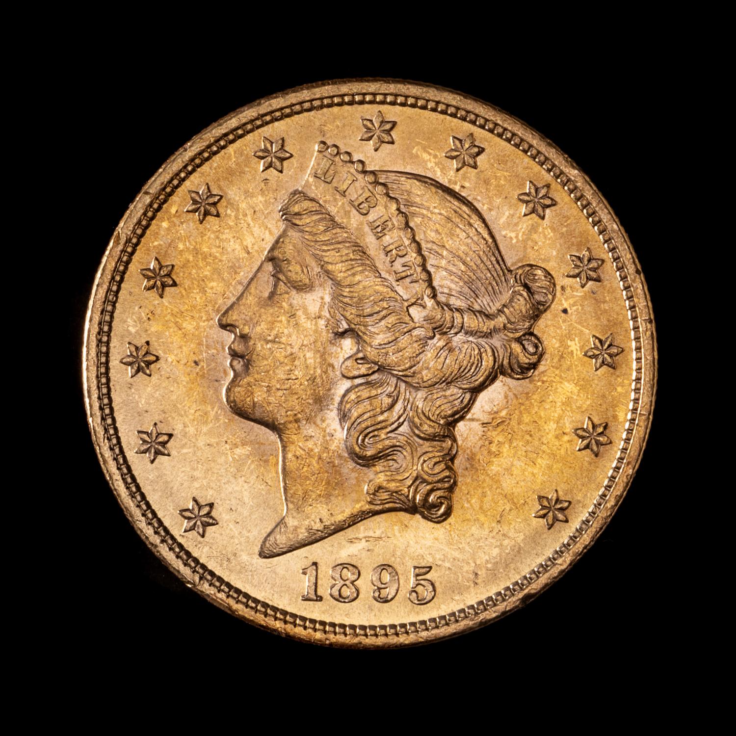 A United States 1895 Liberty Head $20 Gold Coin