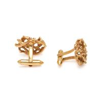 YELLOW GOLD CUFFLINKS