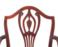 An assembled group of twelve Federal mahogany pedestal-back dining chairs, Massachusetts, circa 1790-1800