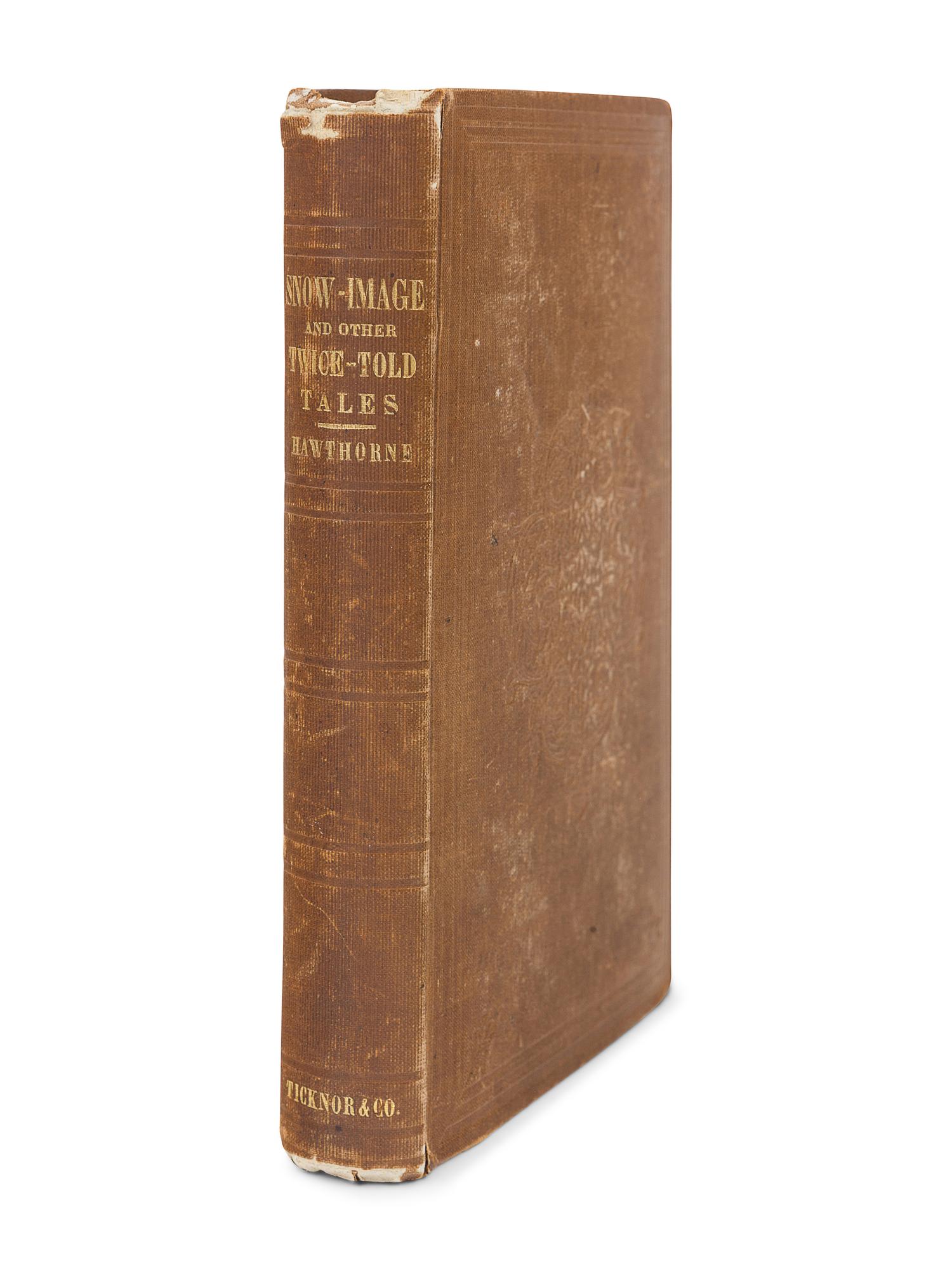 HAWTHORNE, Nathaniel (1804-1864). The Blithedale Romance. Boston: Ticknor, Reed and Fields, 1852.