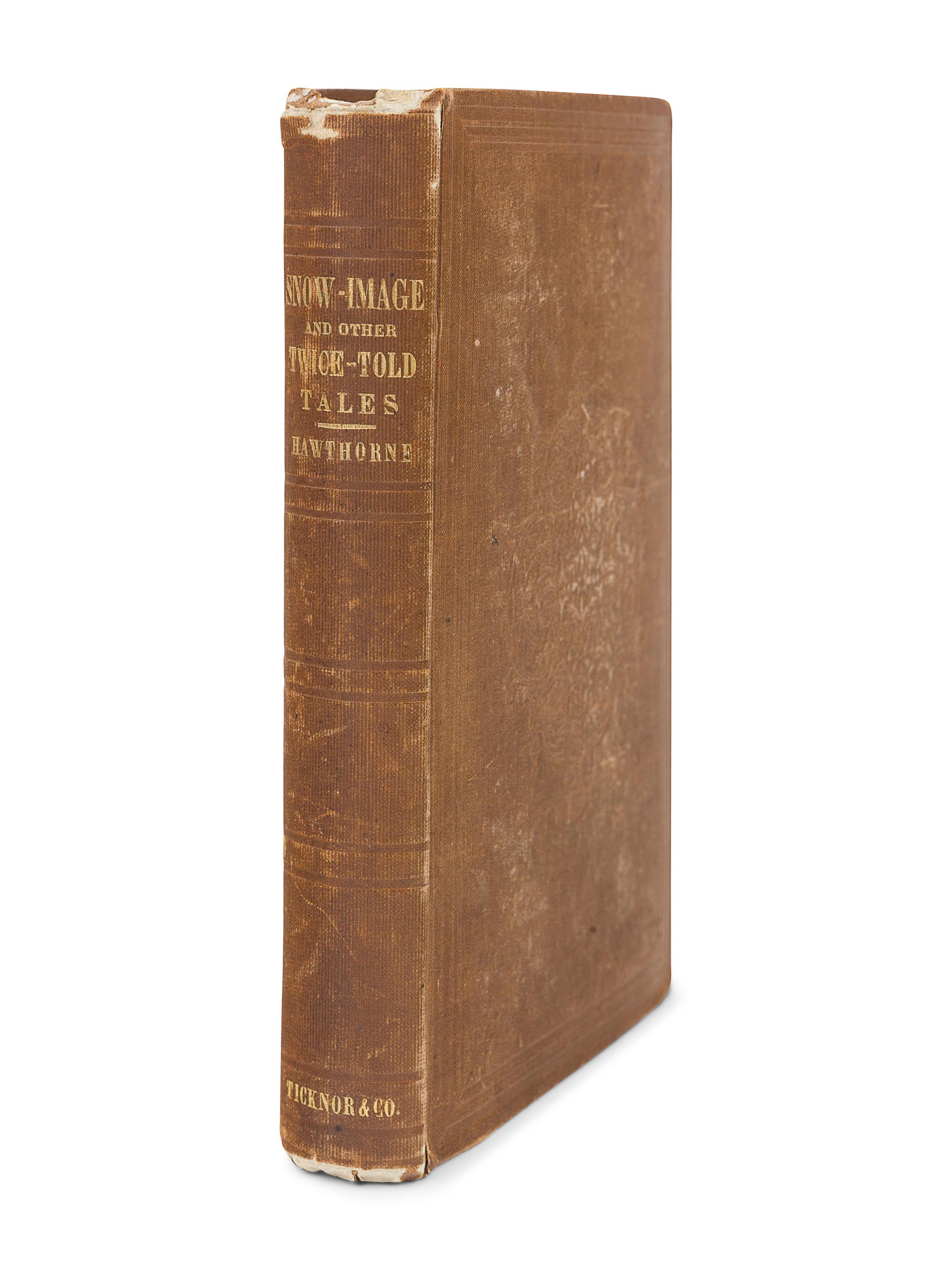 HAWTHORNE, Nathaniel (1804-1864). The Blithedale Romance. Boston: Ticknor, Reed and Fields, 1852.