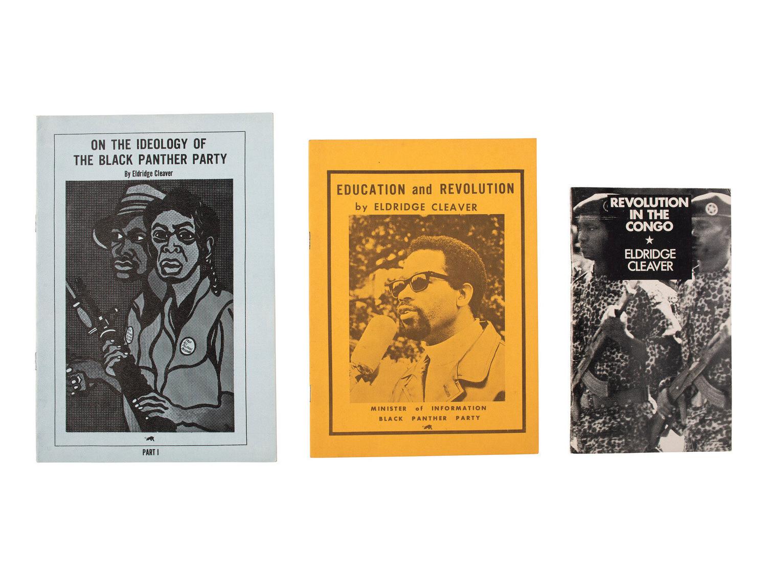 [BLACK PANTHERS]. Pamphlets associated with Huey Newton and Eldridge Cleaver, including: