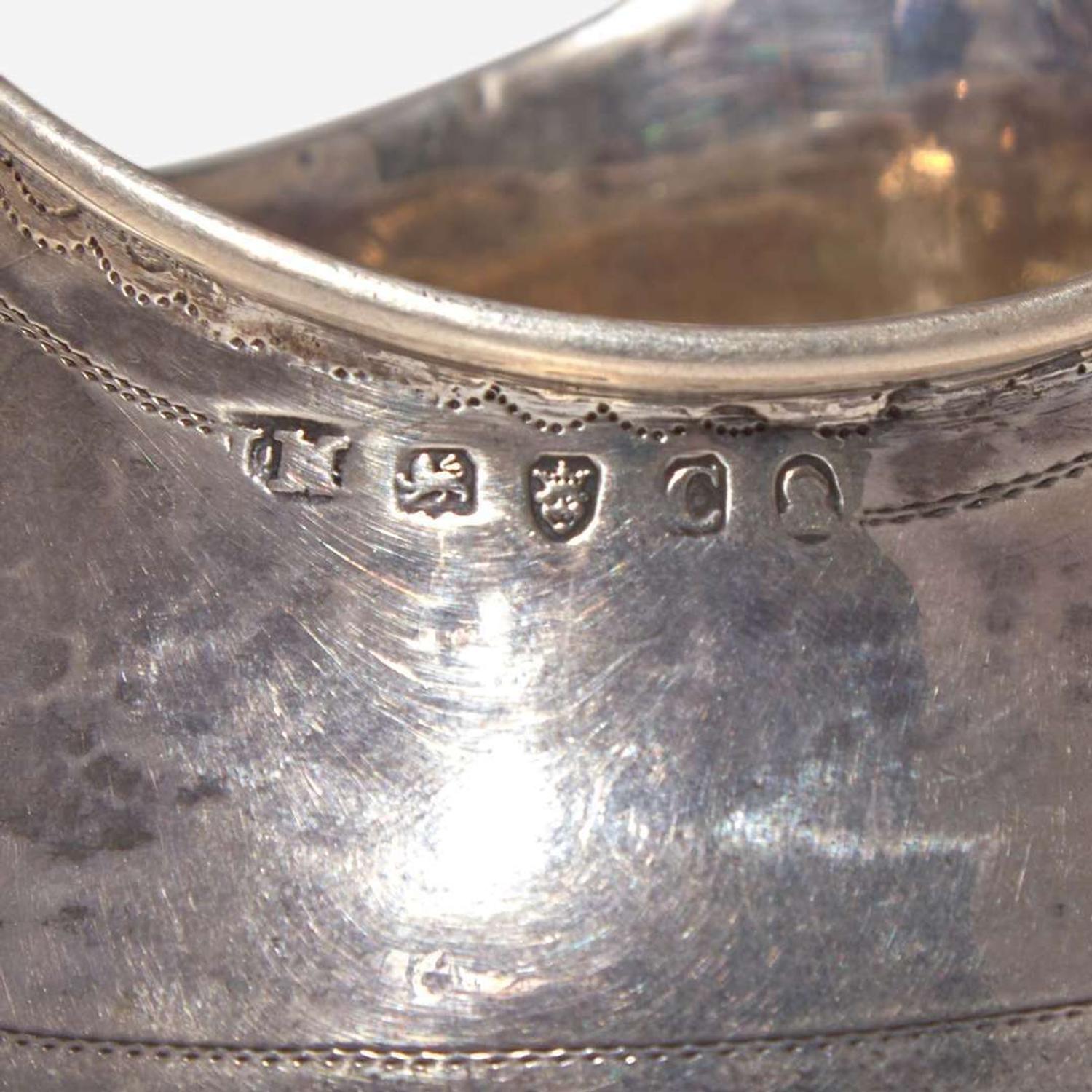 An assembled group of five George III sterling silver tablewares Various makers, London, various dates ranging 1766-1810