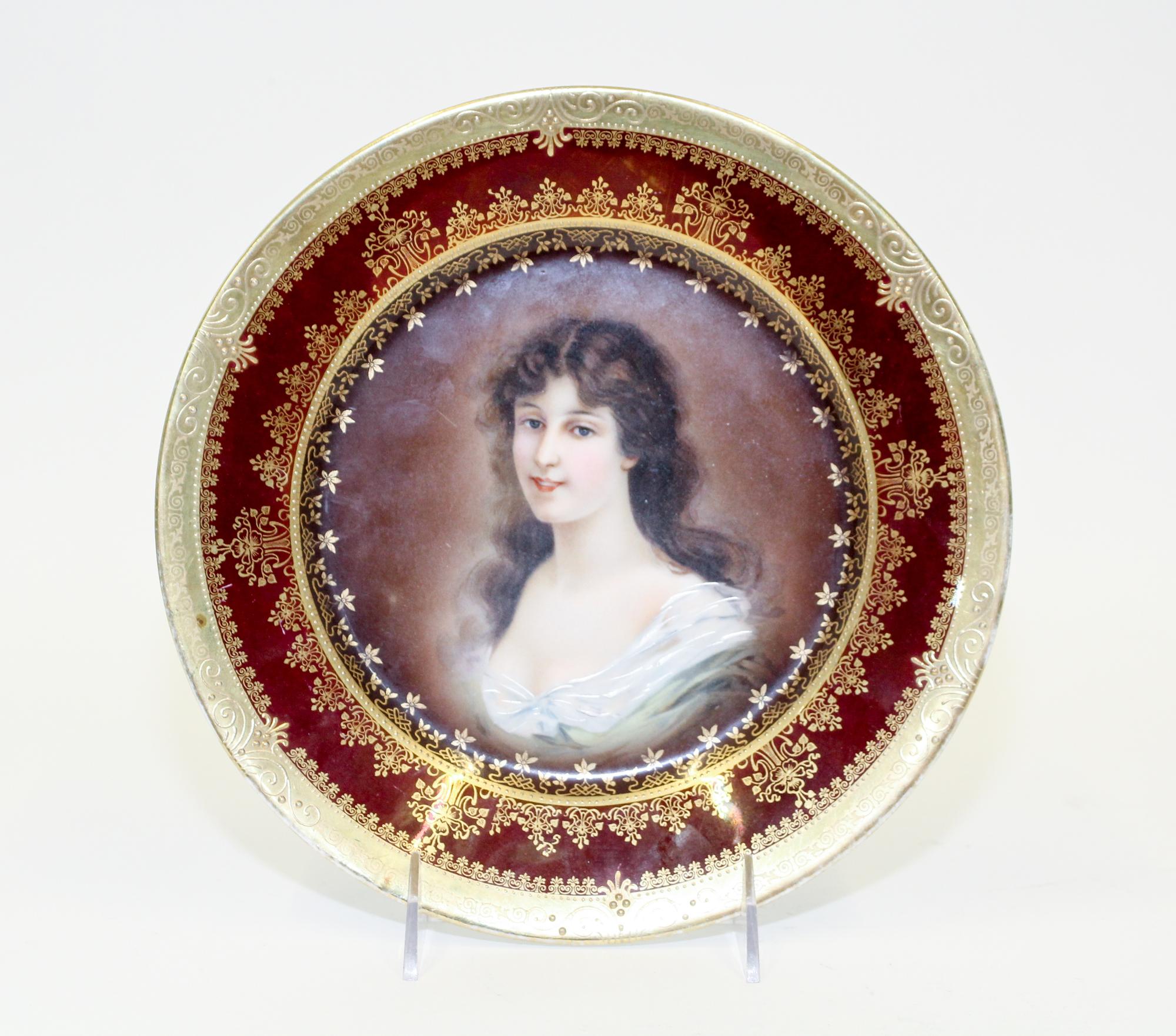 A Vienna Porcelain Cabinet Plate