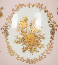 A French Porcelain Lavabo and Basin with Bisque Figures
