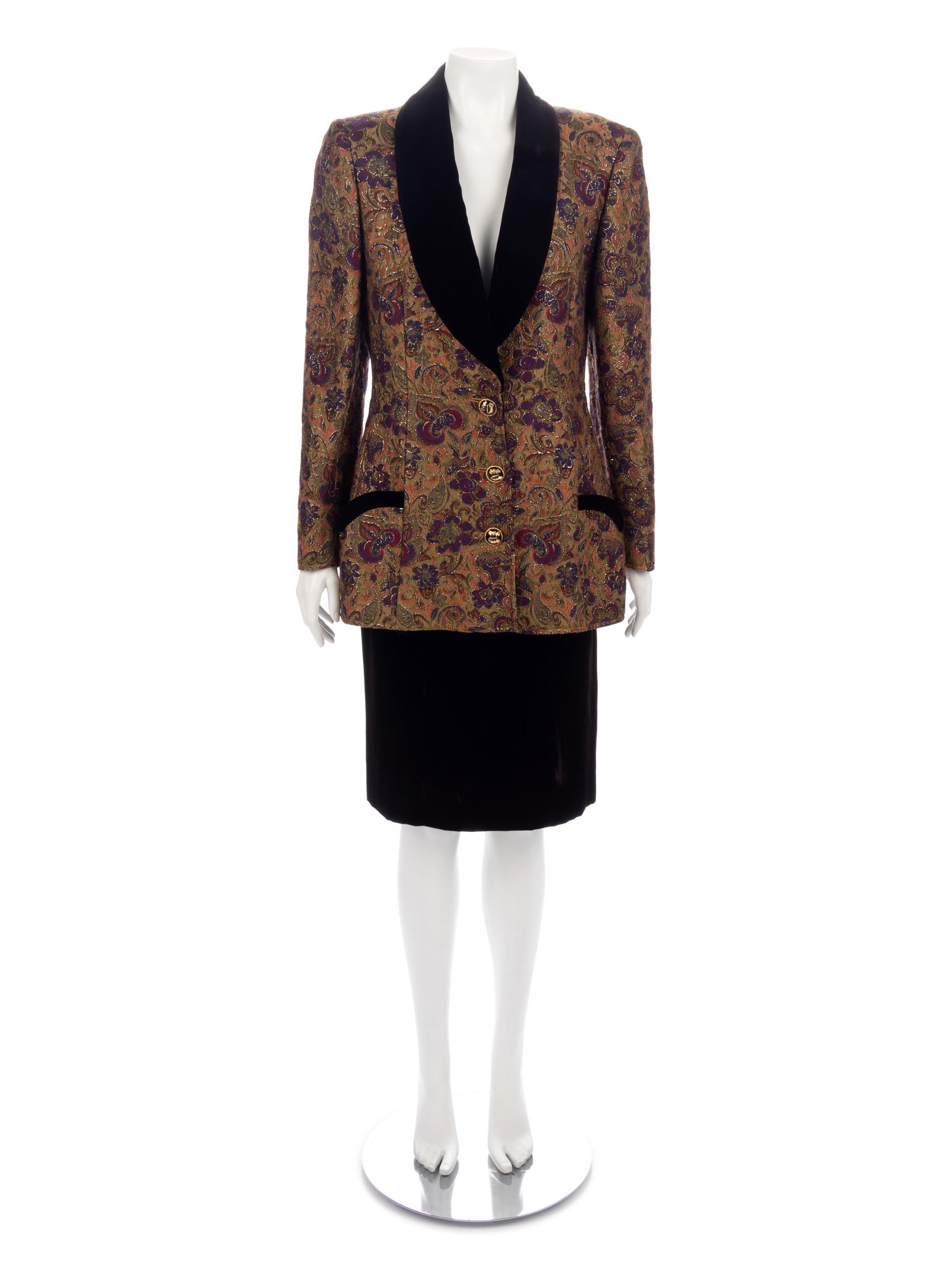 Emanuel Ungaro Jacket and Skirt Suit, 1980-90s