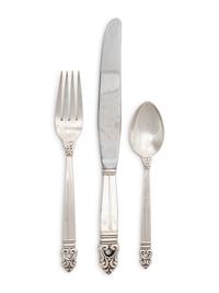 An American Silver Flatware Service