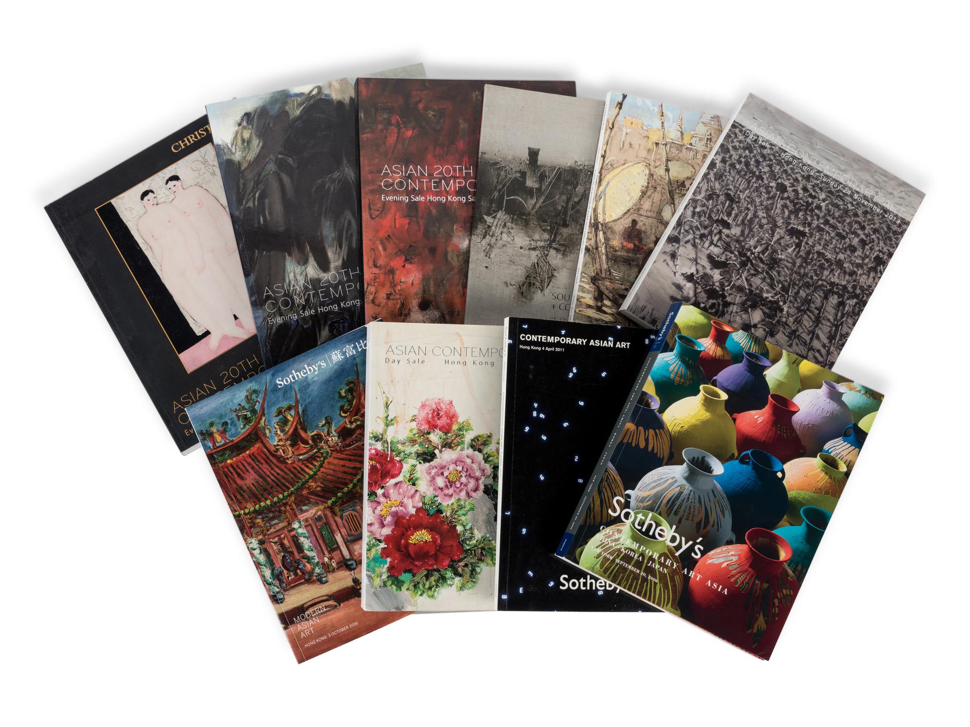 [MODERN & CONTEMPORARY ASIAN ART] A group of auction catalogues on modern and contemporary Asian art