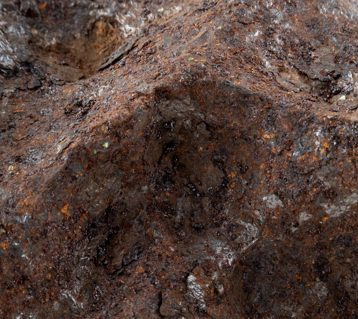 Two Large Octahedrite Meteorite Fragments