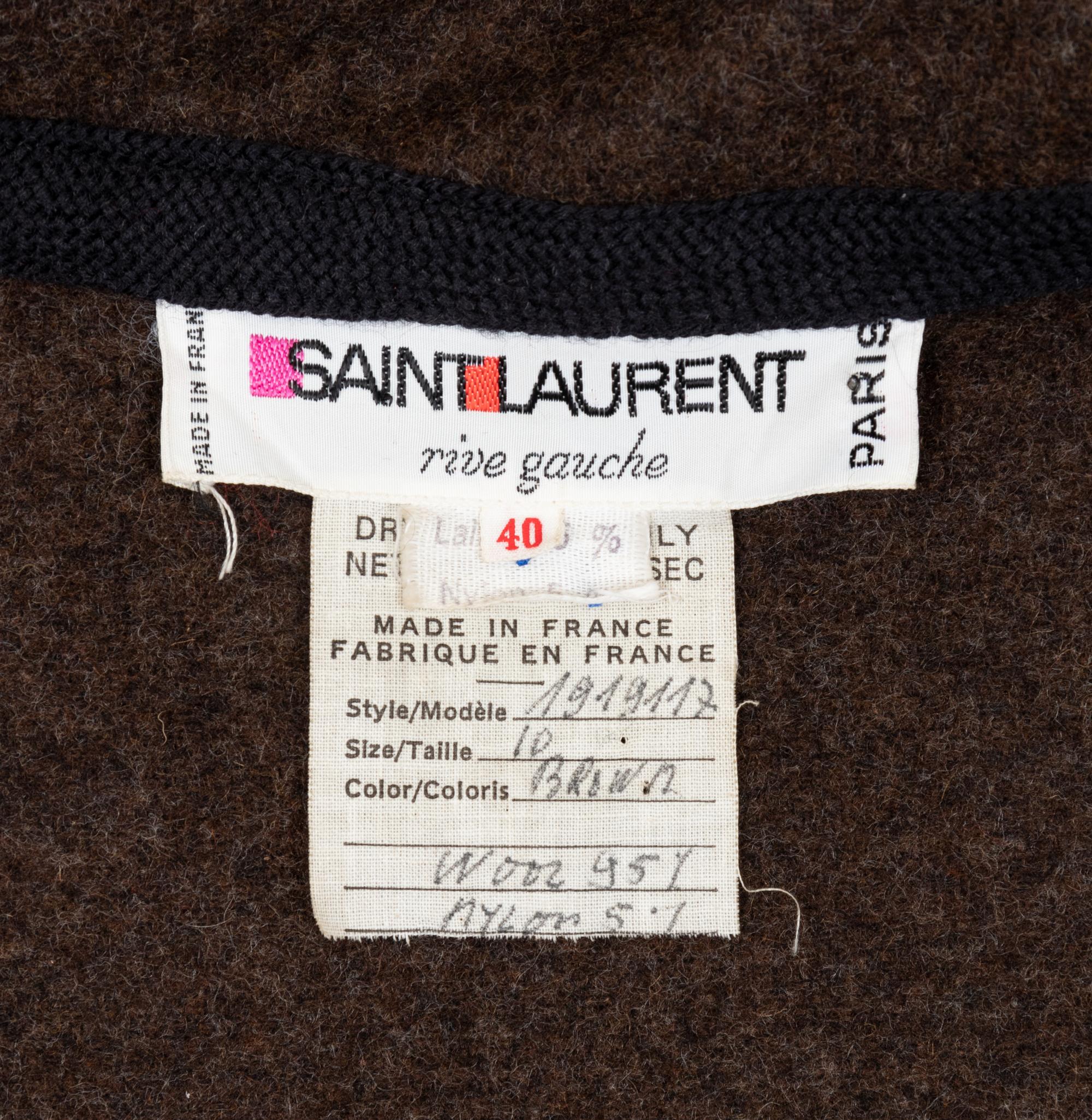 Yves Saint Laurent, Rive Gauche Cape, 1970s
