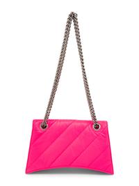 Balenciaga Neon Pink Crush Flap Bag