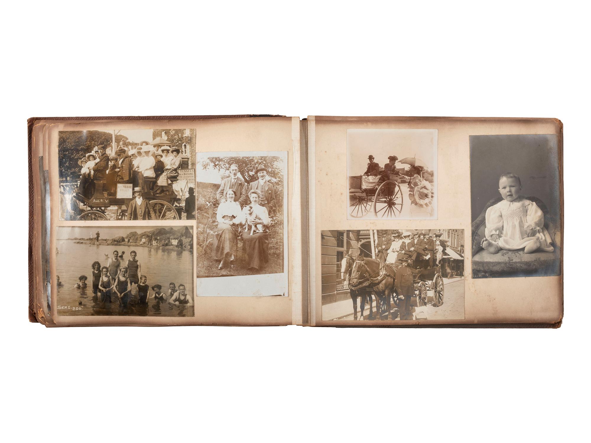 [EARLY PHOTOGRAPHY]. -- [NEW ZEALAND & AUSTRALIA]. A group of 2 albums containing photographs of Watertown, Australia and Gisborne, New Zealand.