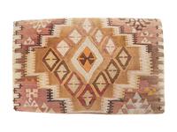 A Kilim Upholstered Ottoman