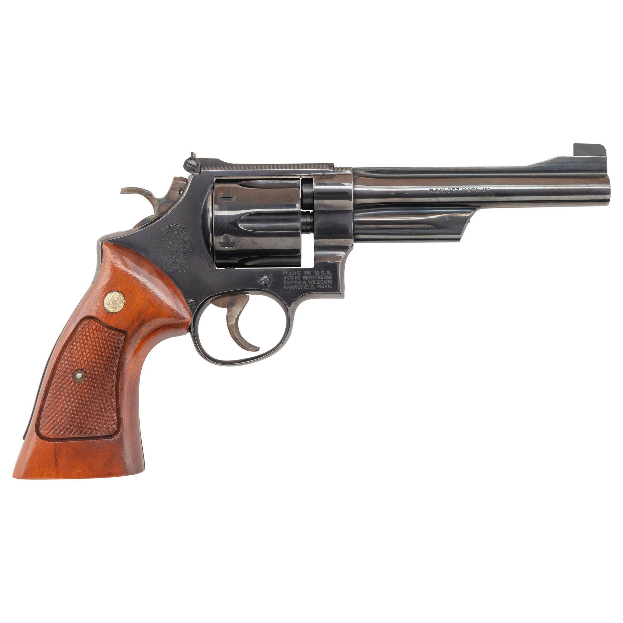 *Smith & Wesson Model 27-2 Revolver in Wooden Display Case