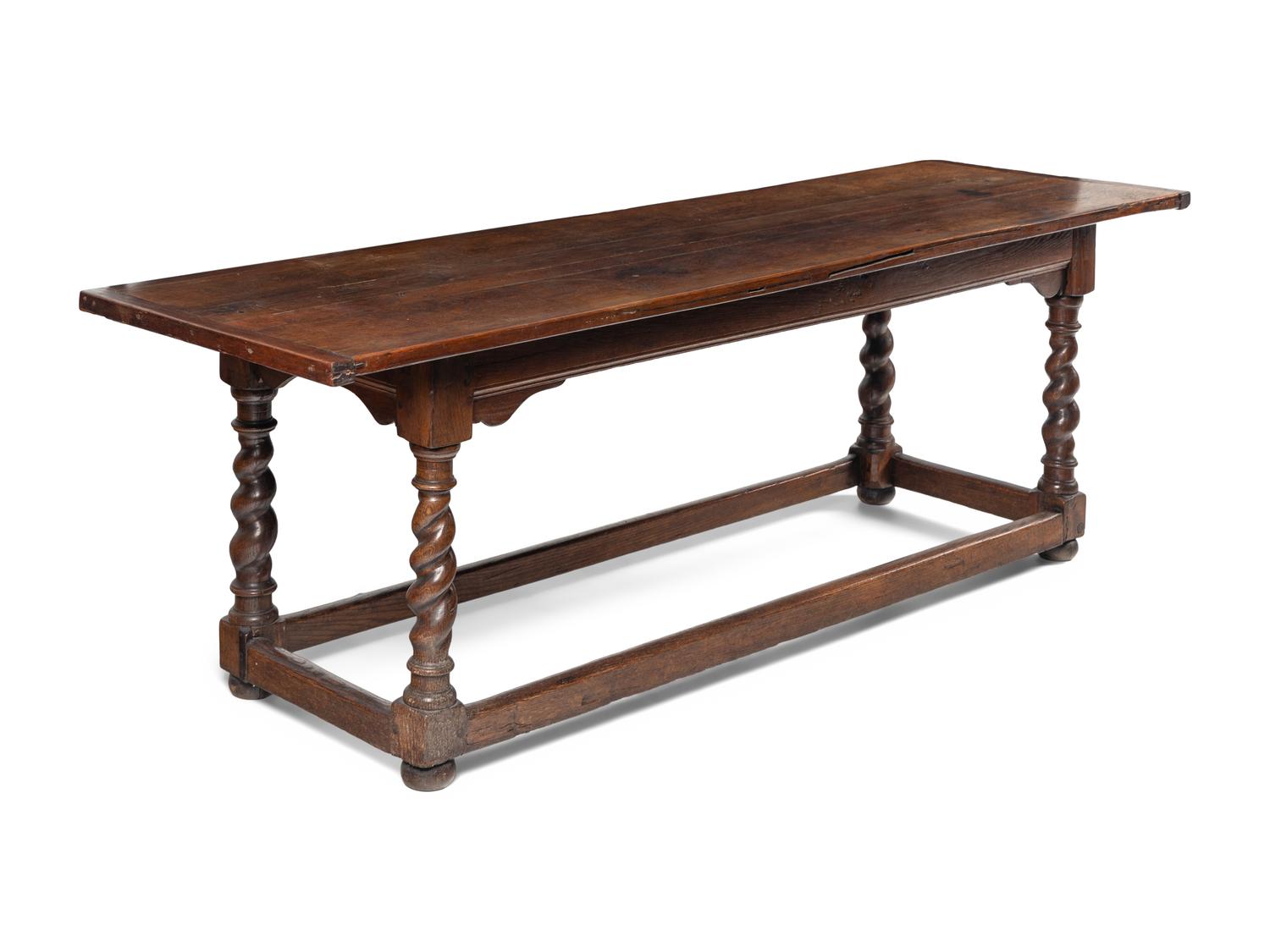 An English Oak Refectory Table