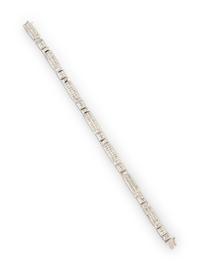DIAMOND AND WHITE GOLD BRACELET