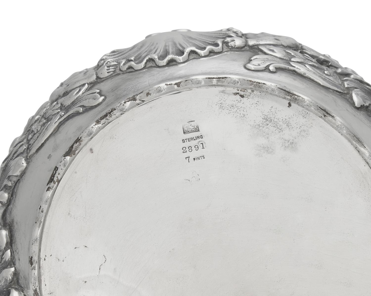 An Aesthetic Movement Sterling Silver Two-Handled Tennis Trophy Cup