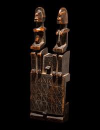A Dogon Wood Door Lock with Bolts