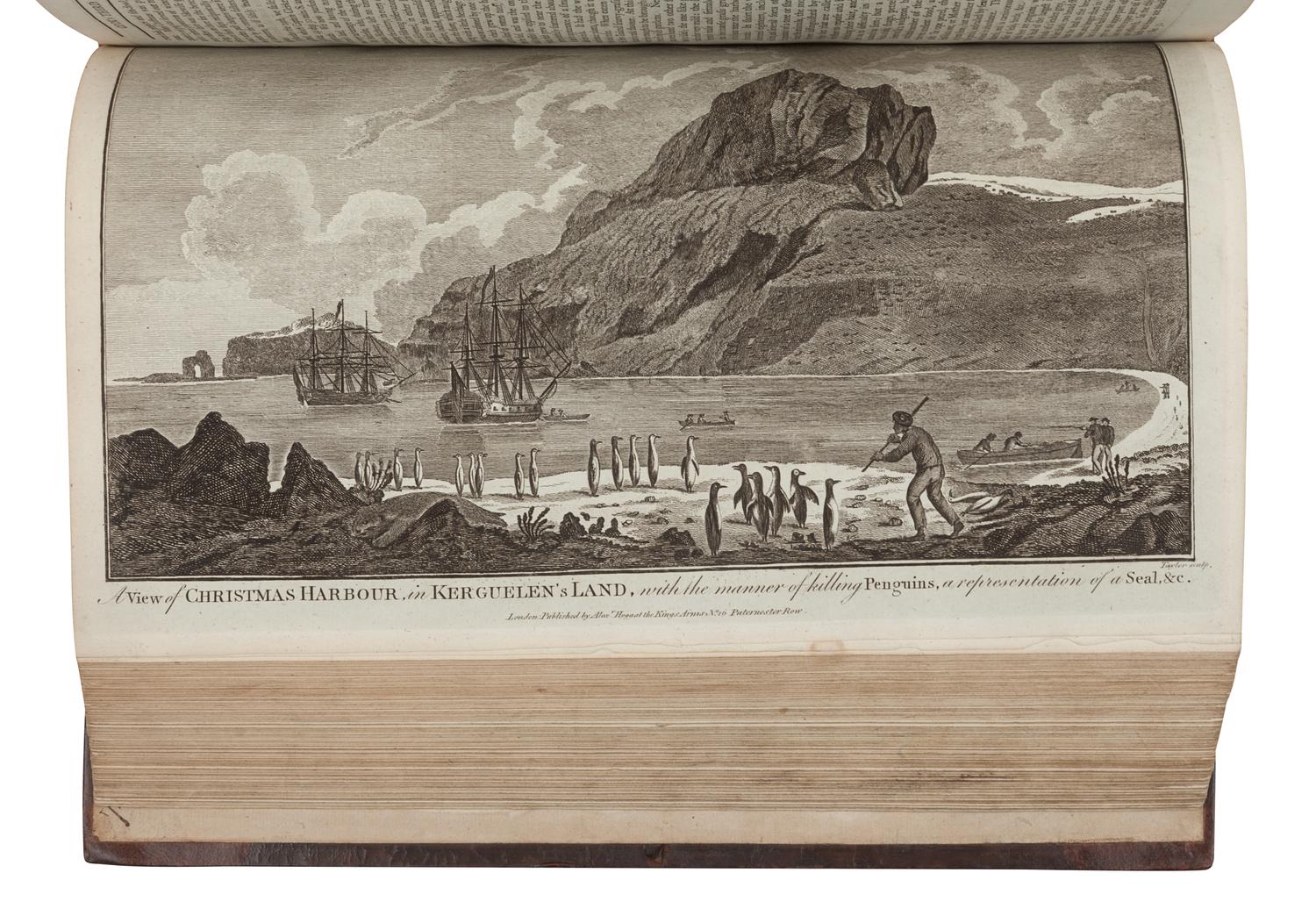 [TRAVEL & EXPLORATION]. [COOK, James, Captain (1728-1779)]. ANDERSON, George William. New, Authentic, and Complete Collection of Voyages Round the World .... London: for Alex Hogg, [1784-1786].