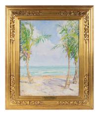 Under the Palms, A Tropical Beach Scene