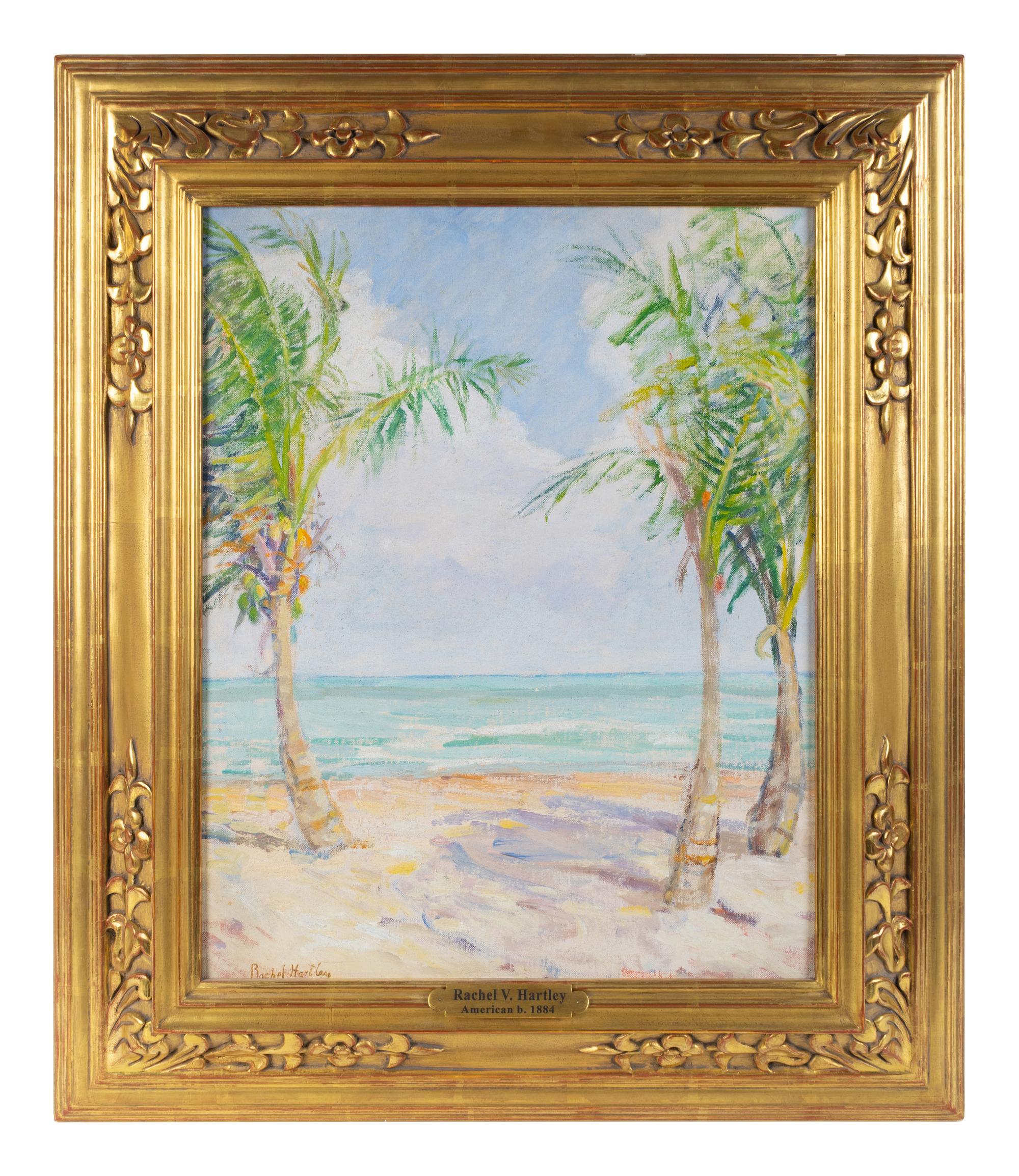 Under the Palms, A Tropical Beach Scene